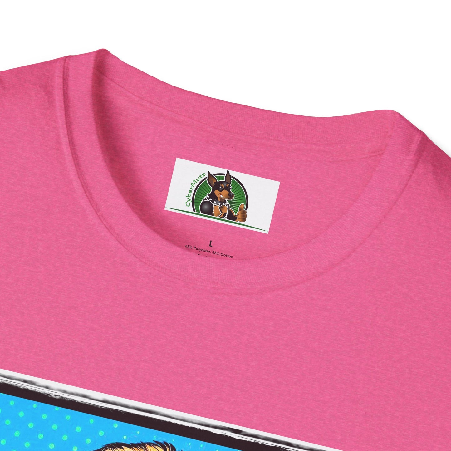 Golden Doodle blue suit t shirt