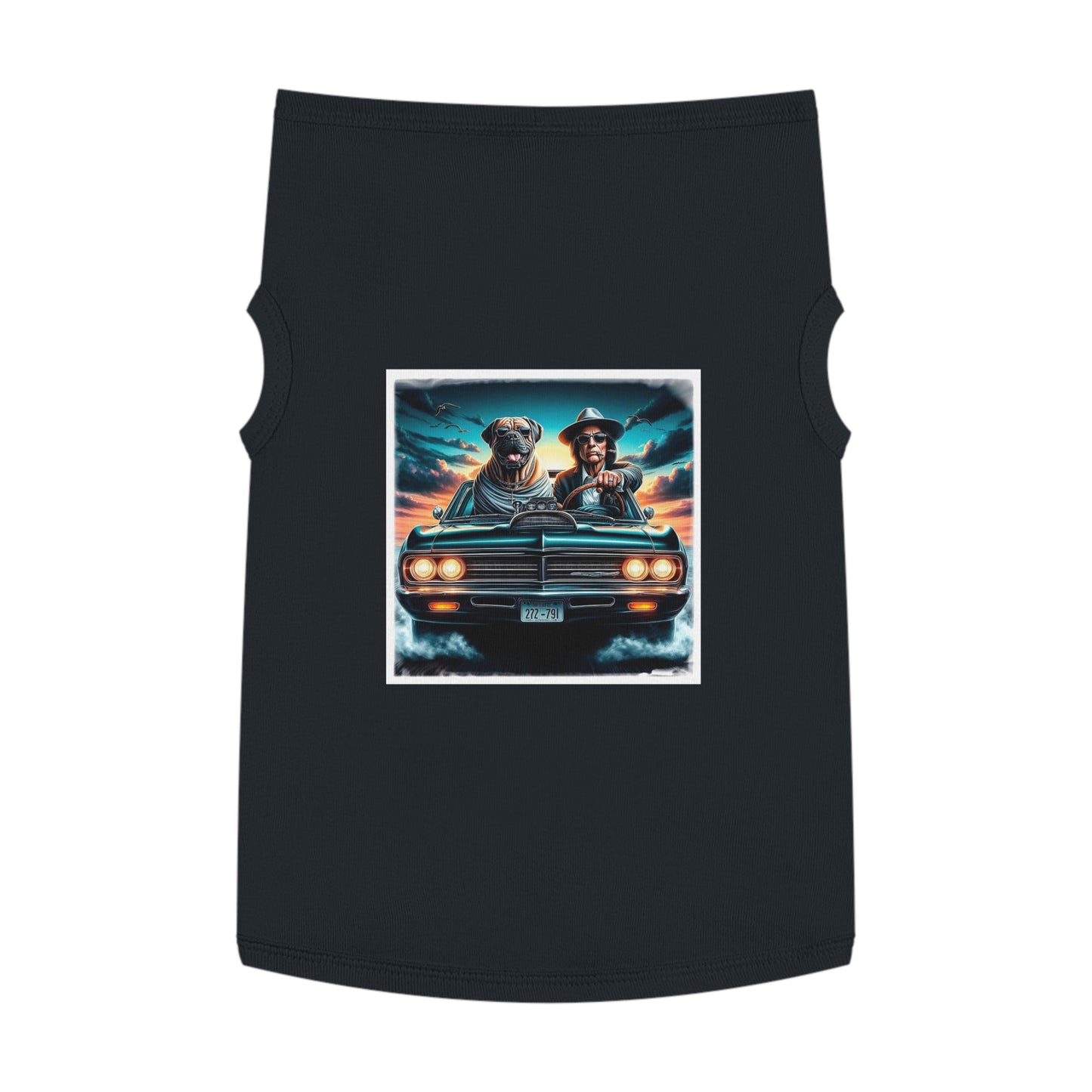 Wacky Pet Tank Top Cane Corso Dog And Man Pets Printify XL Black
