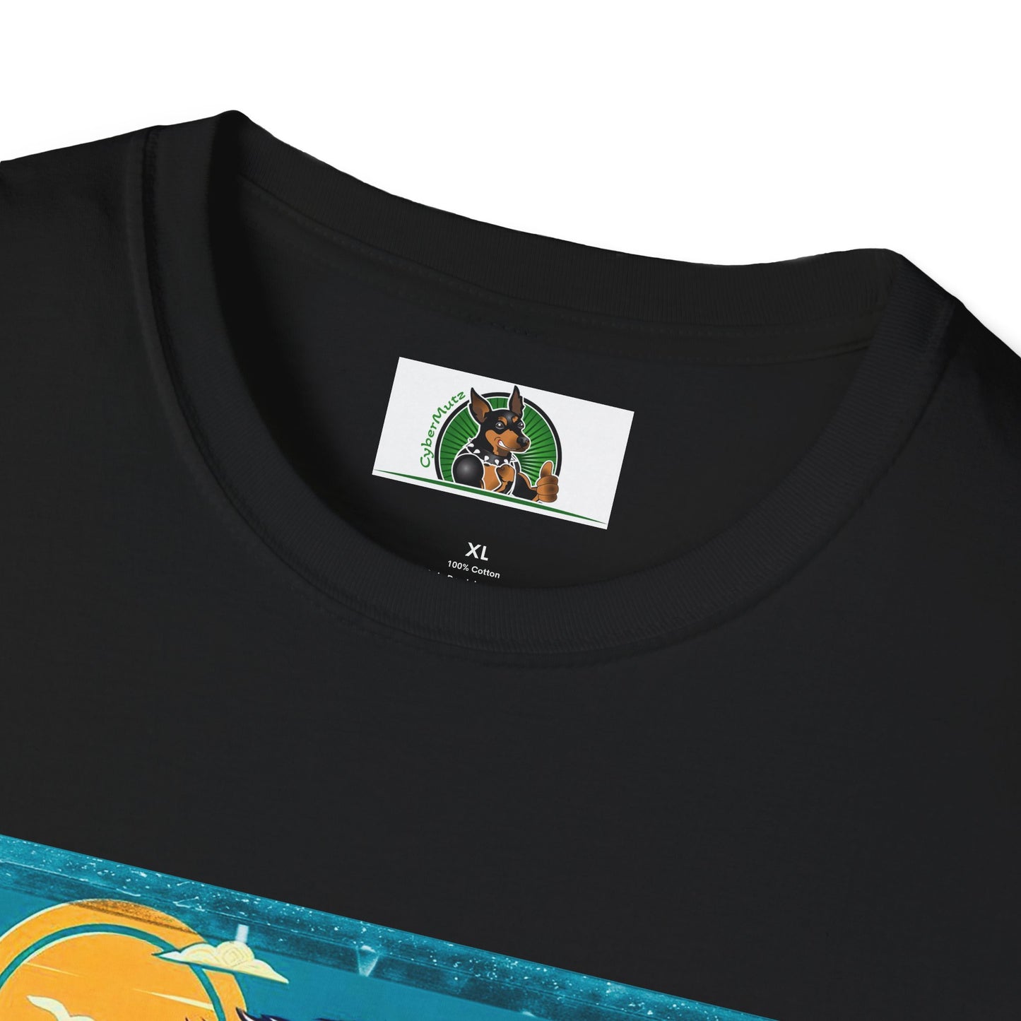 Golden Retriever surfing beauty shirt T-Shirt Printify