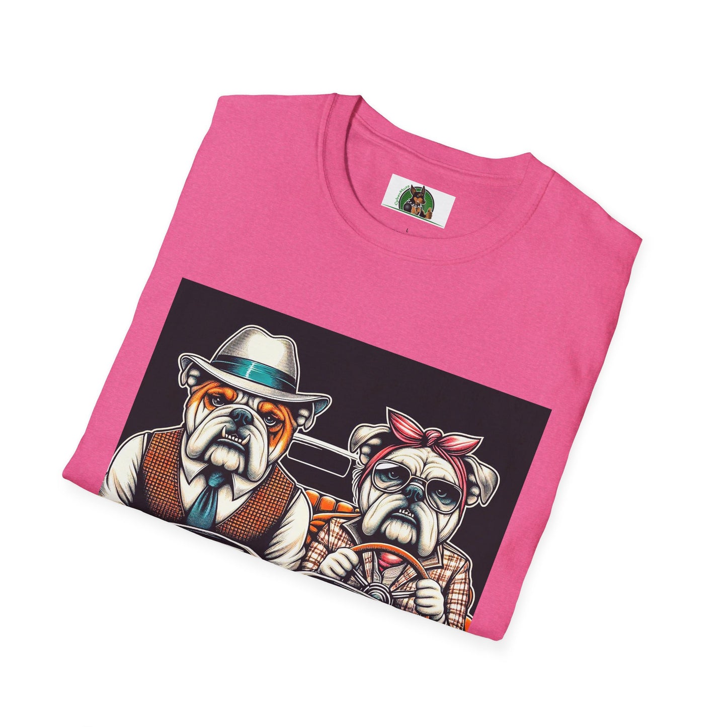 Wacky Bulldog 20s couple t shirt