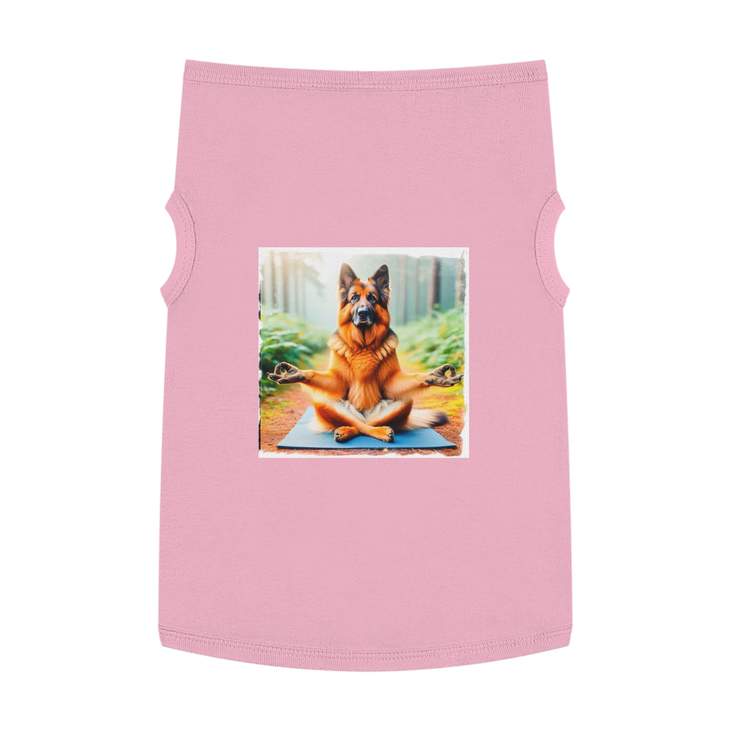German Shepherd yoga shirt Pets Printify XL Pink