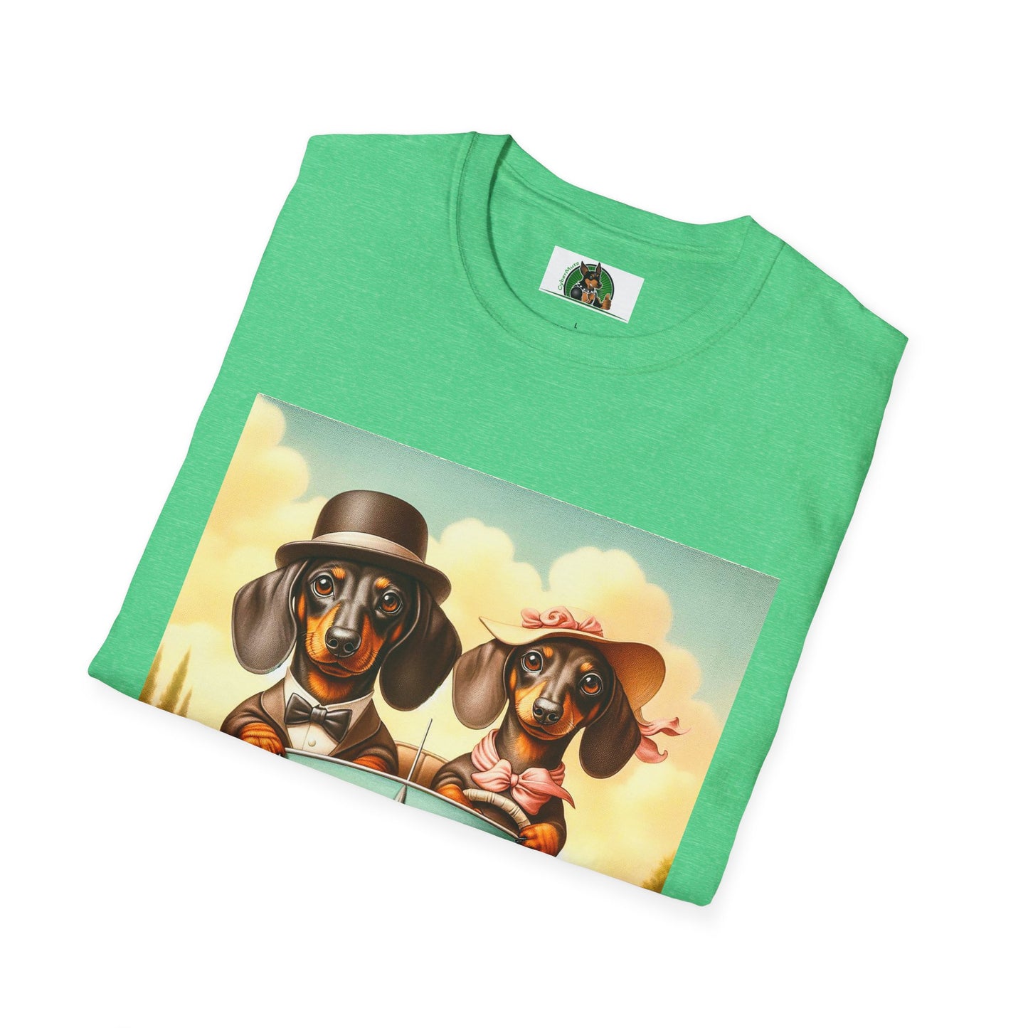 Dachshund roaring 20s t shirt