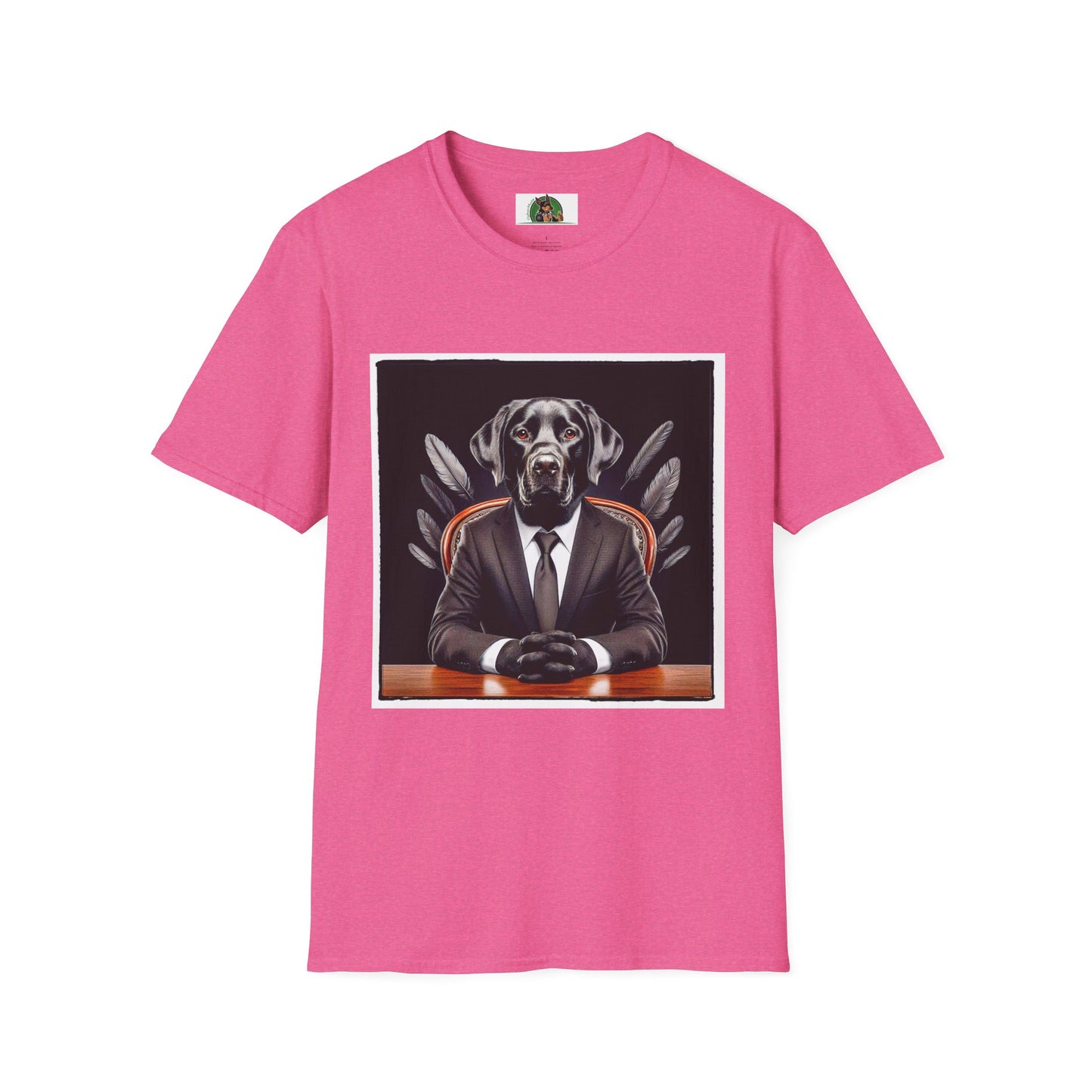 Labrador Retriever T-Shirt Printify S Heather Heliconia