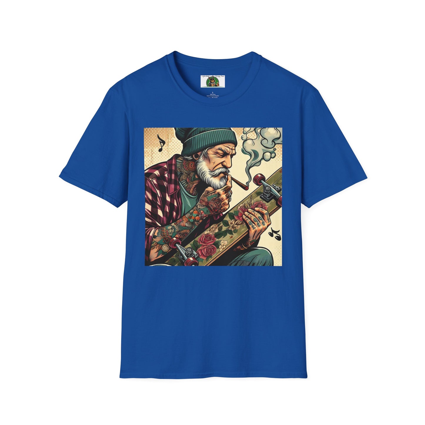 Wacky Skater Dude T-Shirt Printify Royal S