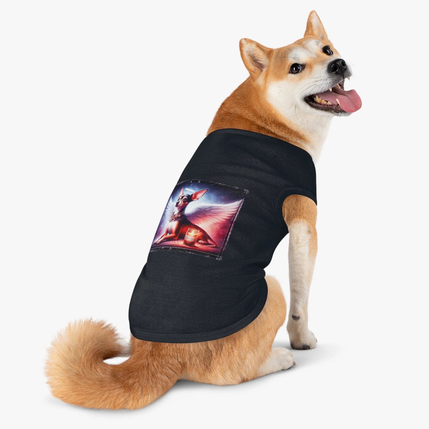 Pet Tank Top Rat Terrier Angel by Printify