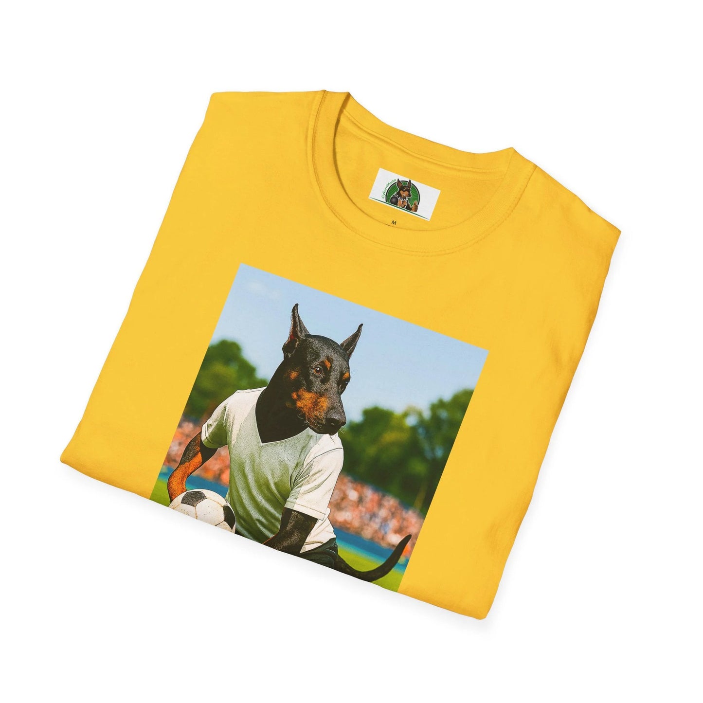 Soccer Doberman Sports T-Shirt