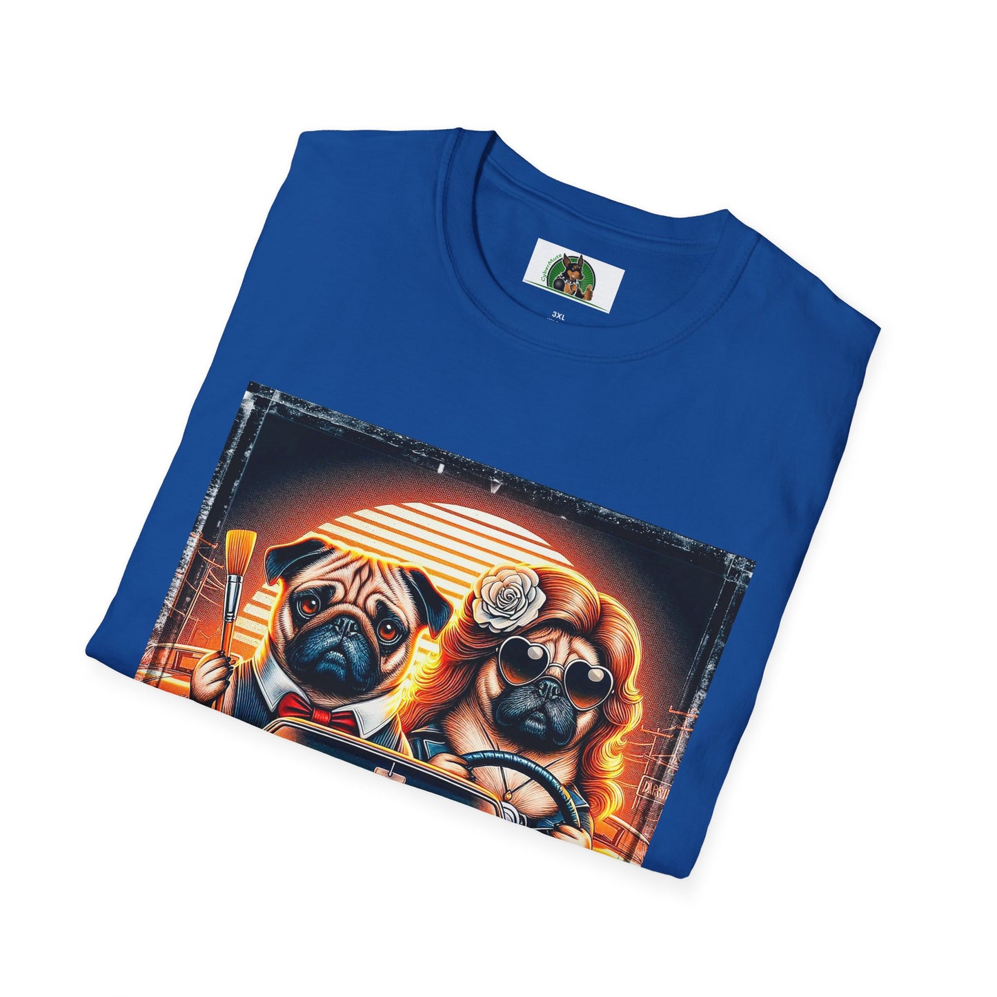 Wacky Pugs T-Shirt Printify