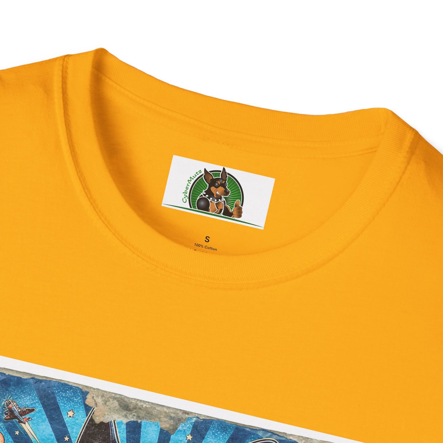 Boston Terrier Steampunk Watching Planes Fly By T-Shirt Printify