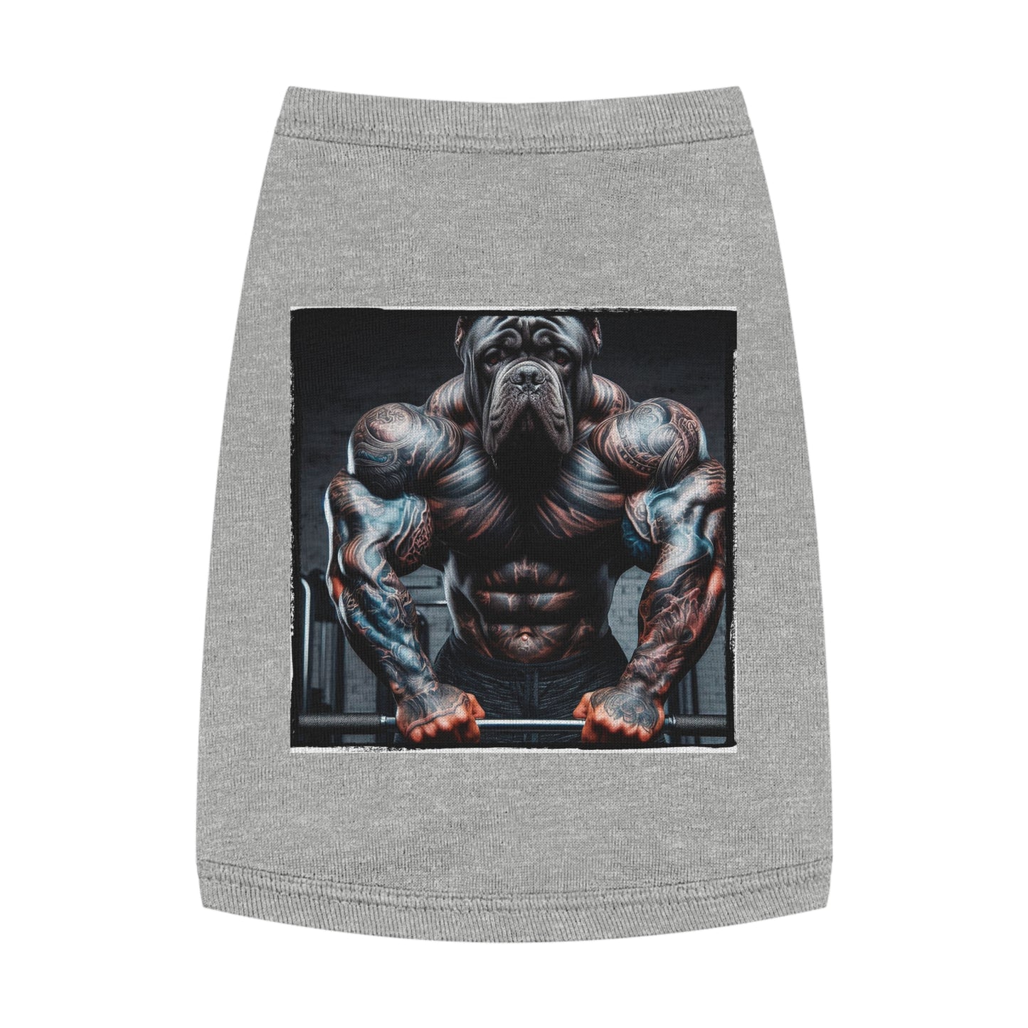 Pet Tank Top Cane Corso Super Buffed Pets Printify M Heather