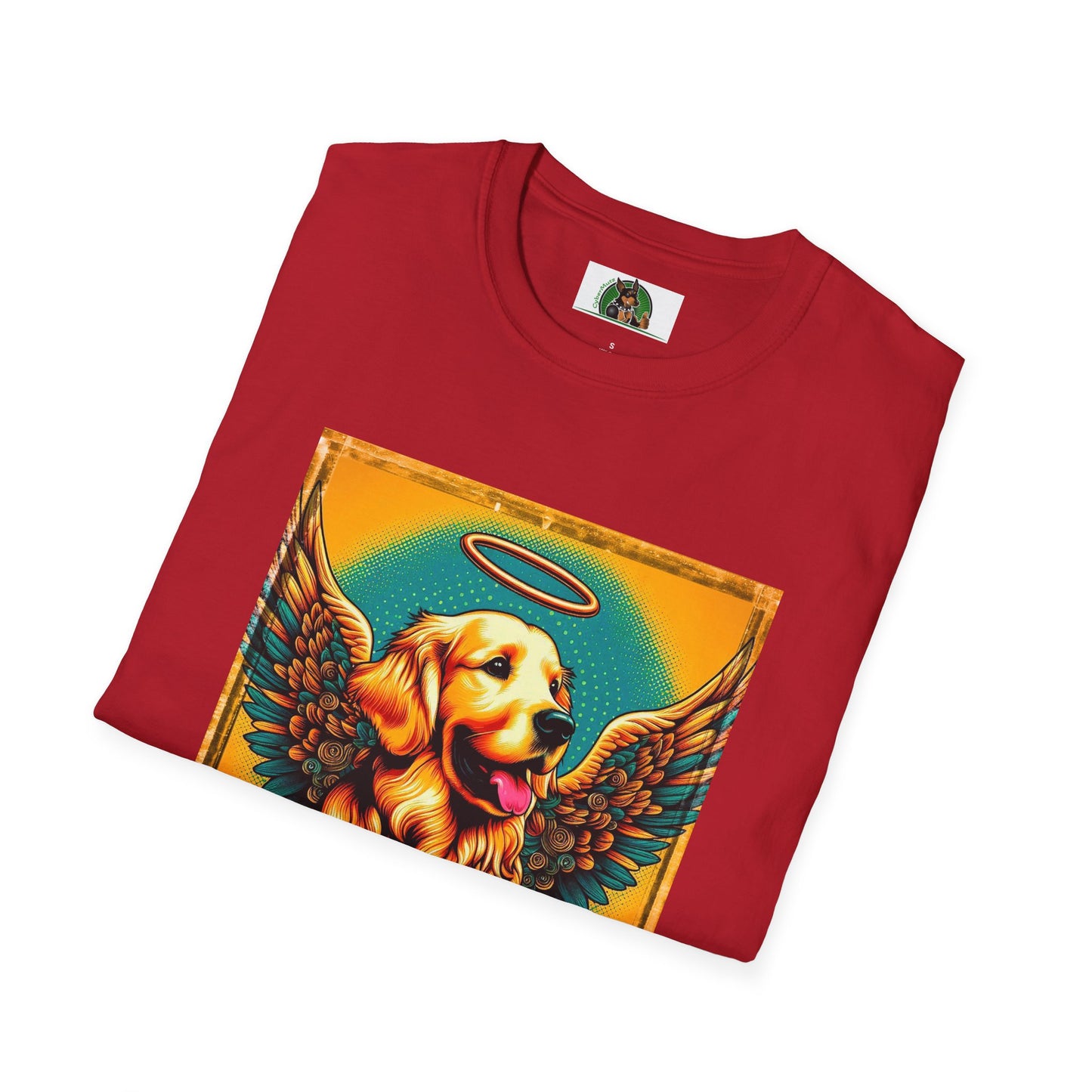 Golden Retriever glowing Angel t shirt
