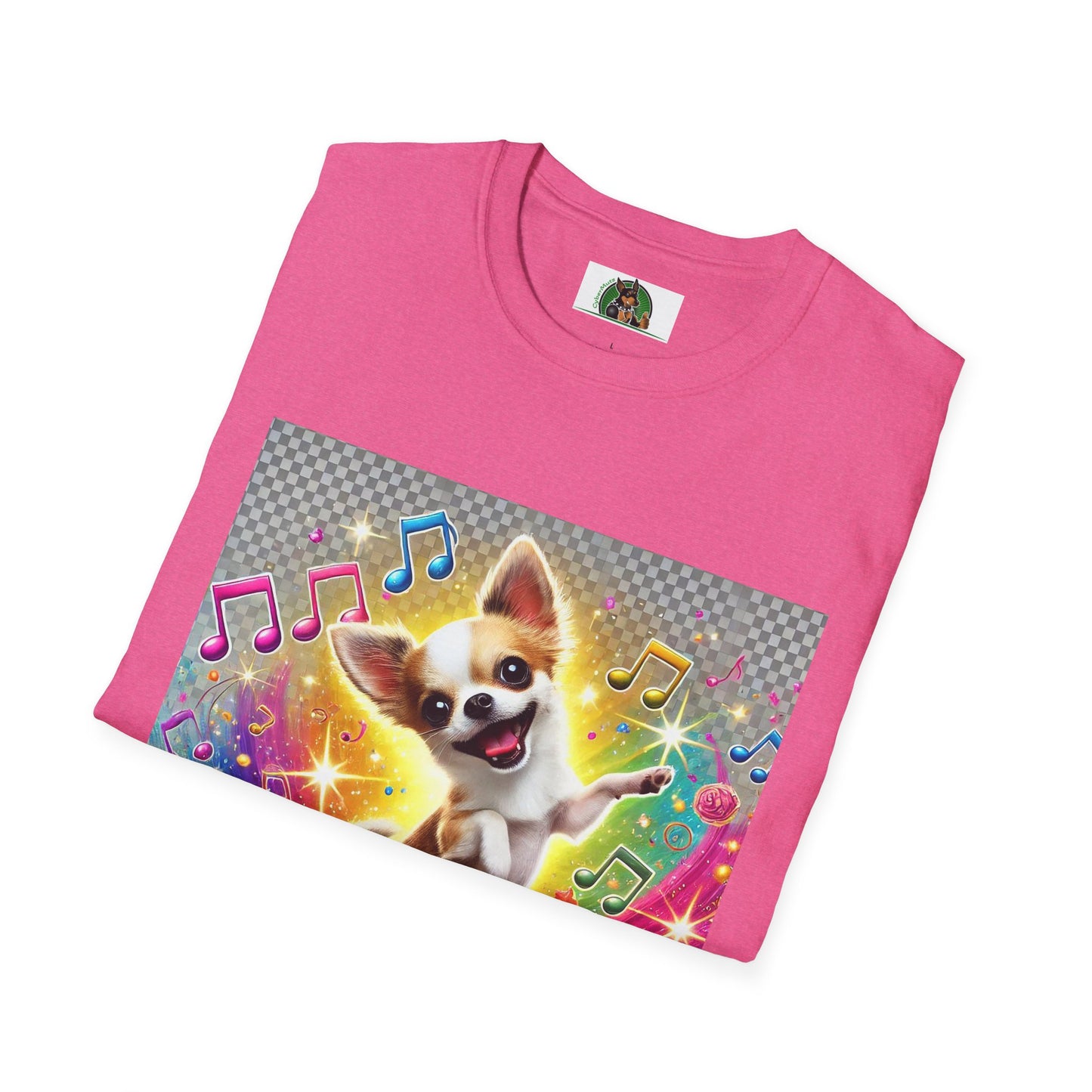 Dancing  funny Dog Chihuahua t shirt