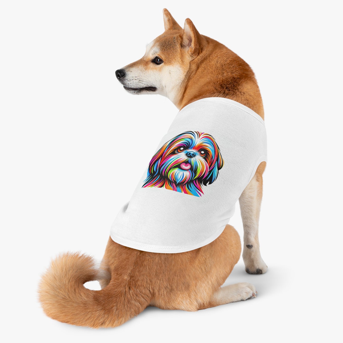 Pet Tank Top Shih Tzu pretty painting
