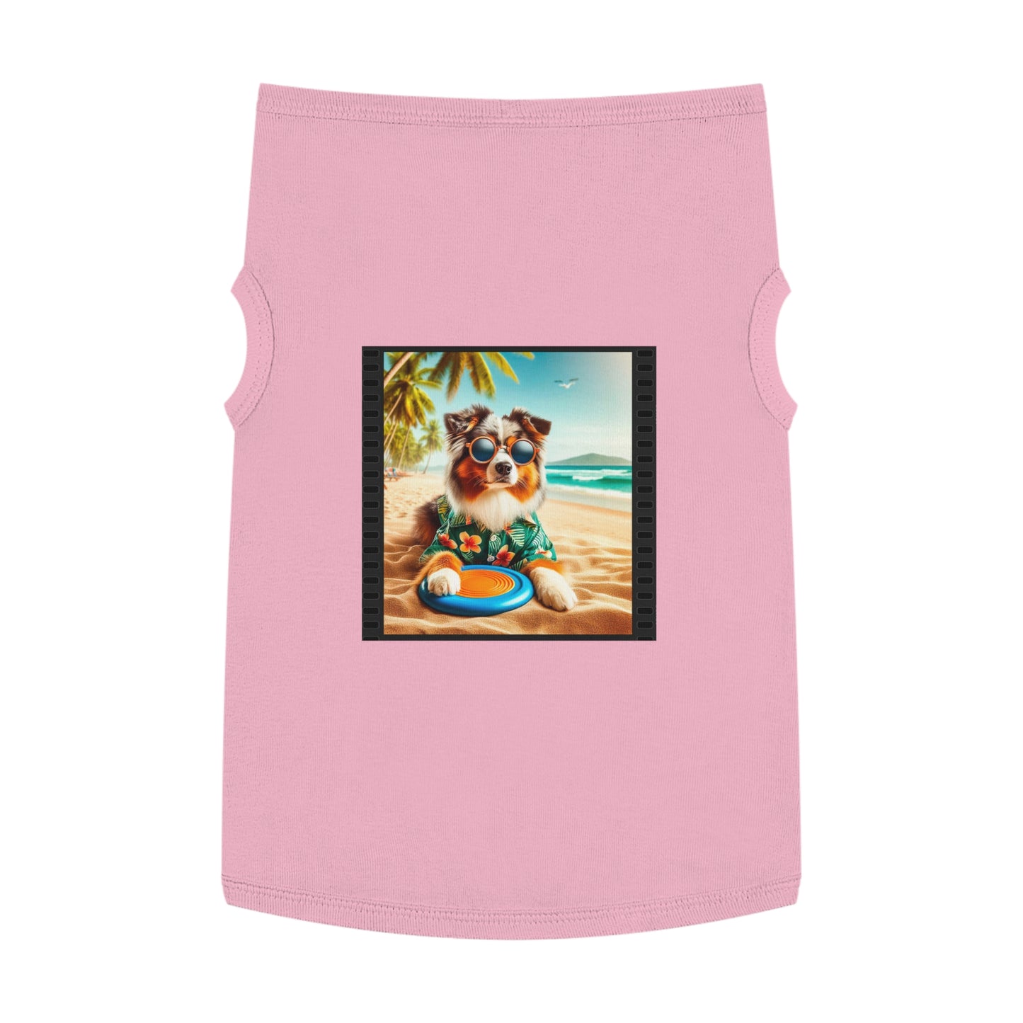 Pet Tank Top Australian Shepherd Pets Printify XL Pink