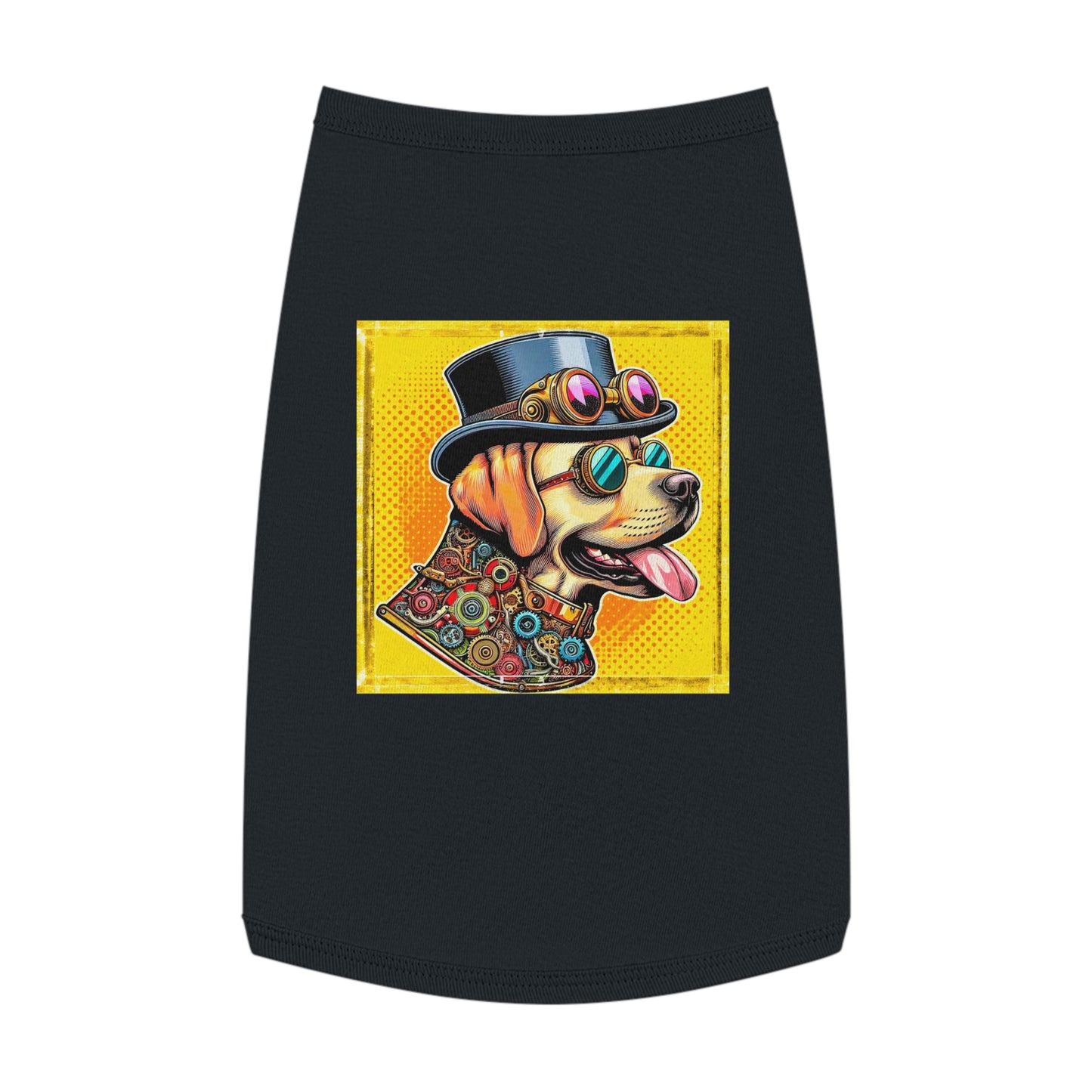 Labrador Retriever steam punk cutie Pets Printify L Black