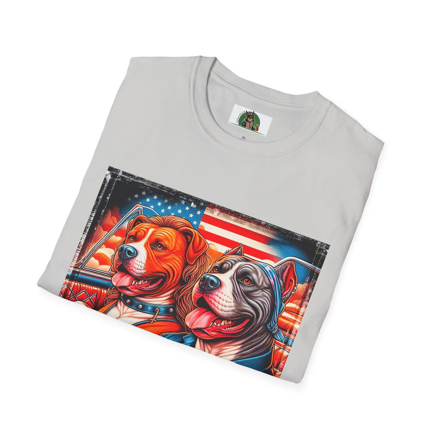 Wacky Pit Bull happy couple shirt