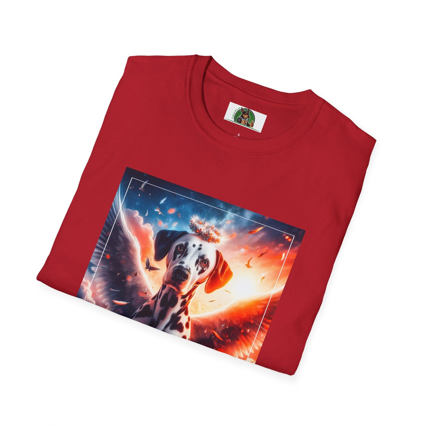 Dalmatian heavenly angel t shirt