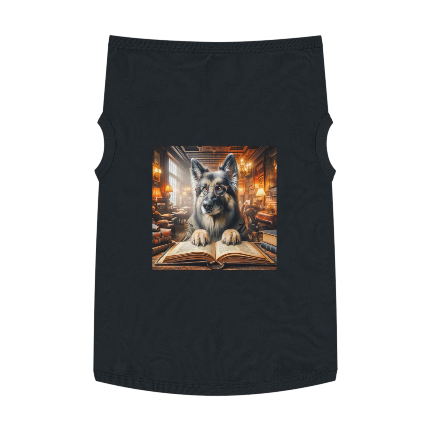 Pet Tank Top German Shepherd Pets Printify XL Black