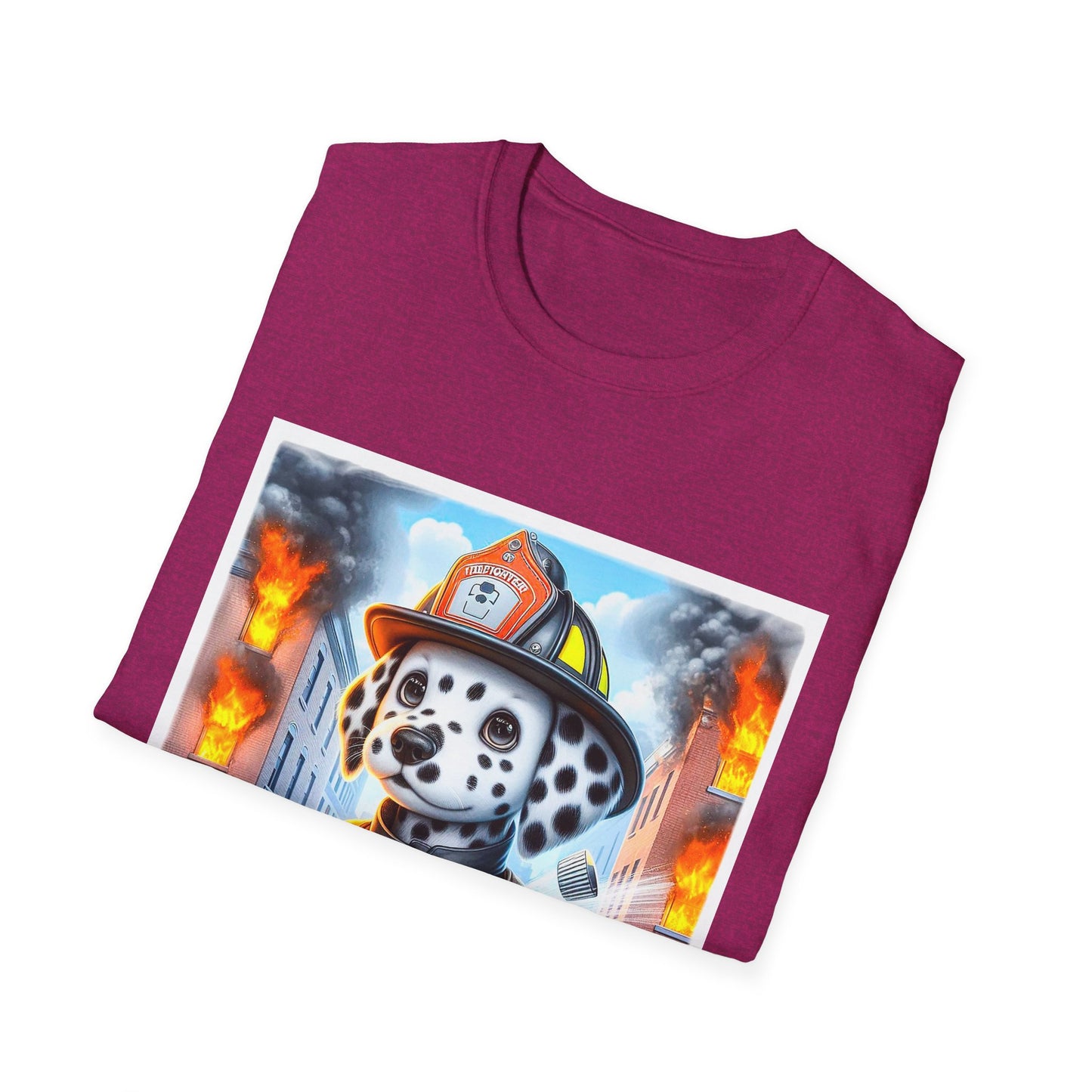 Dalmatian baby fireman t shirt