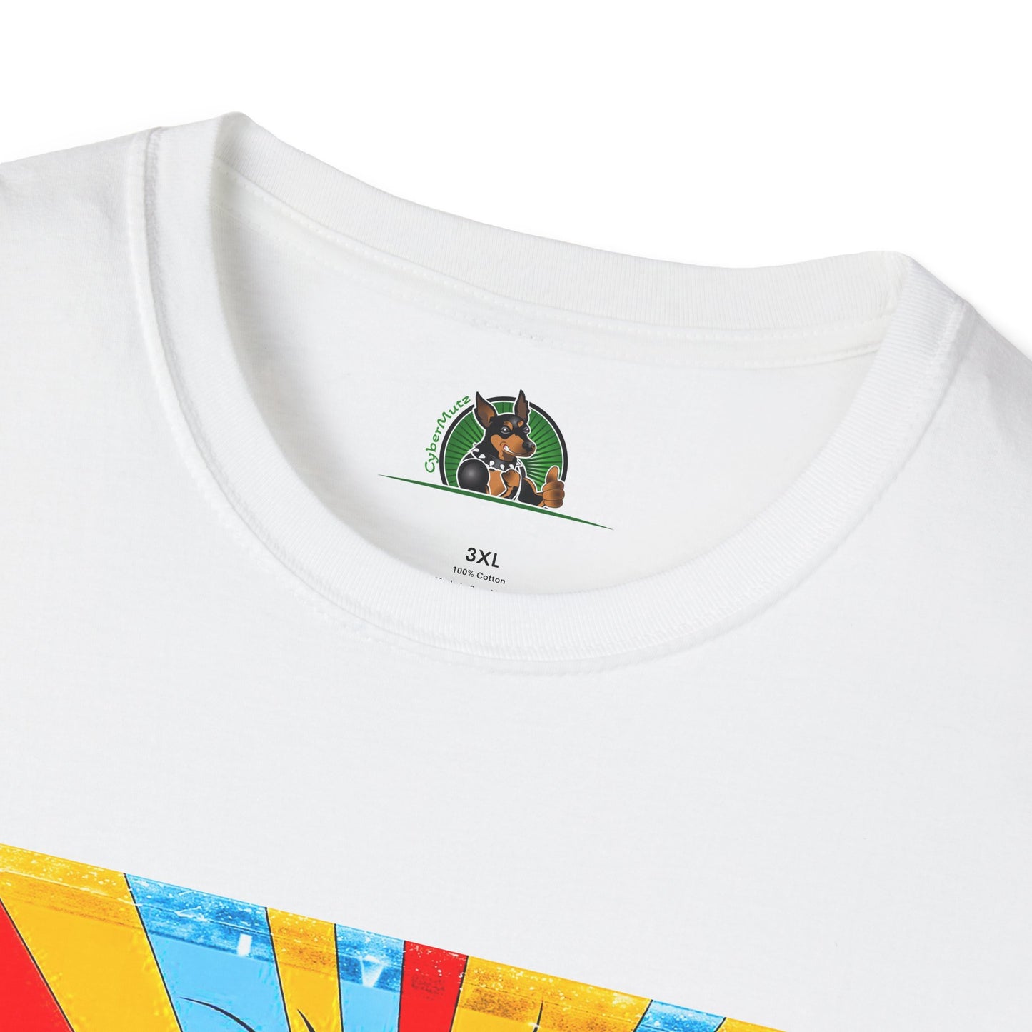 Basset Hound Bright Pop Art Pic T-Shirt Printify