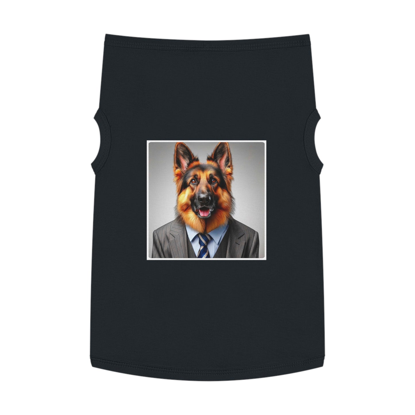 German Shepherd businessman Pets Printify XL Black