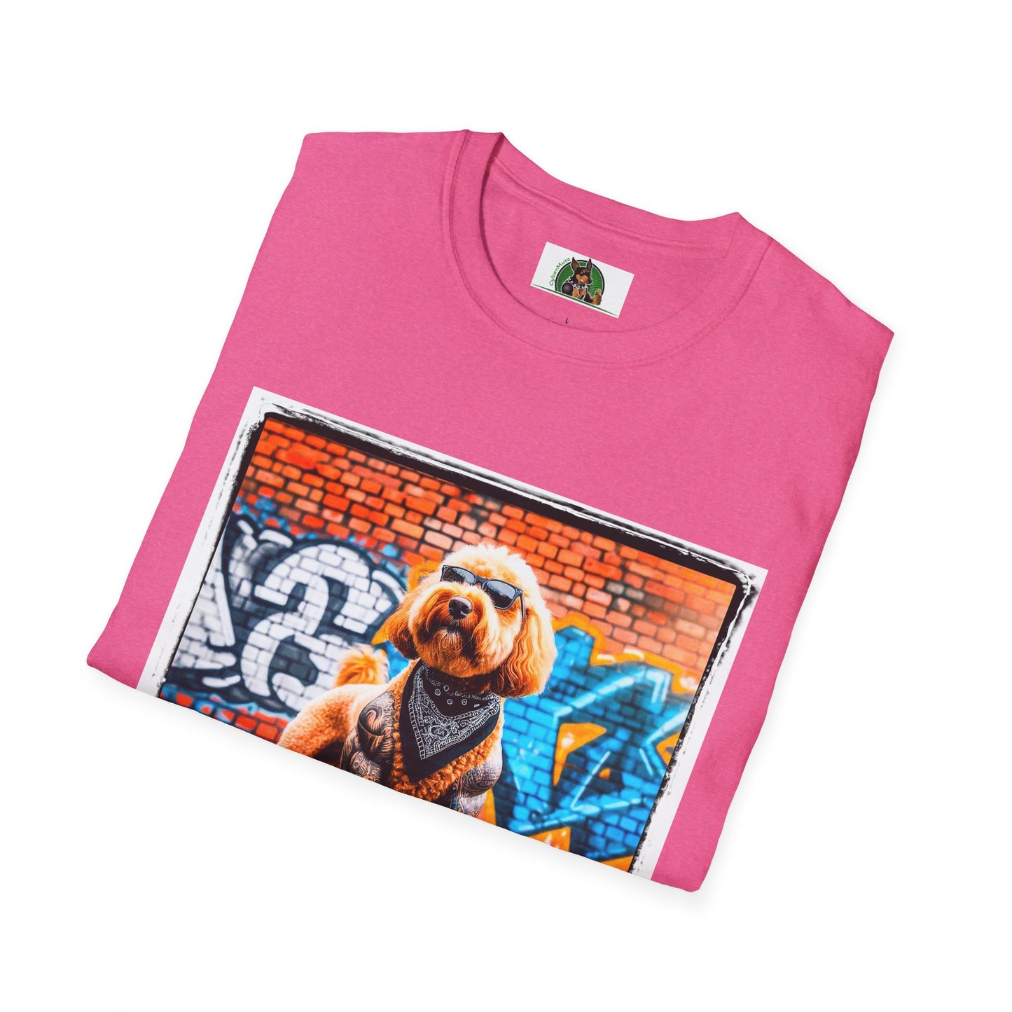 Shepadoodle graffiti art shirt
