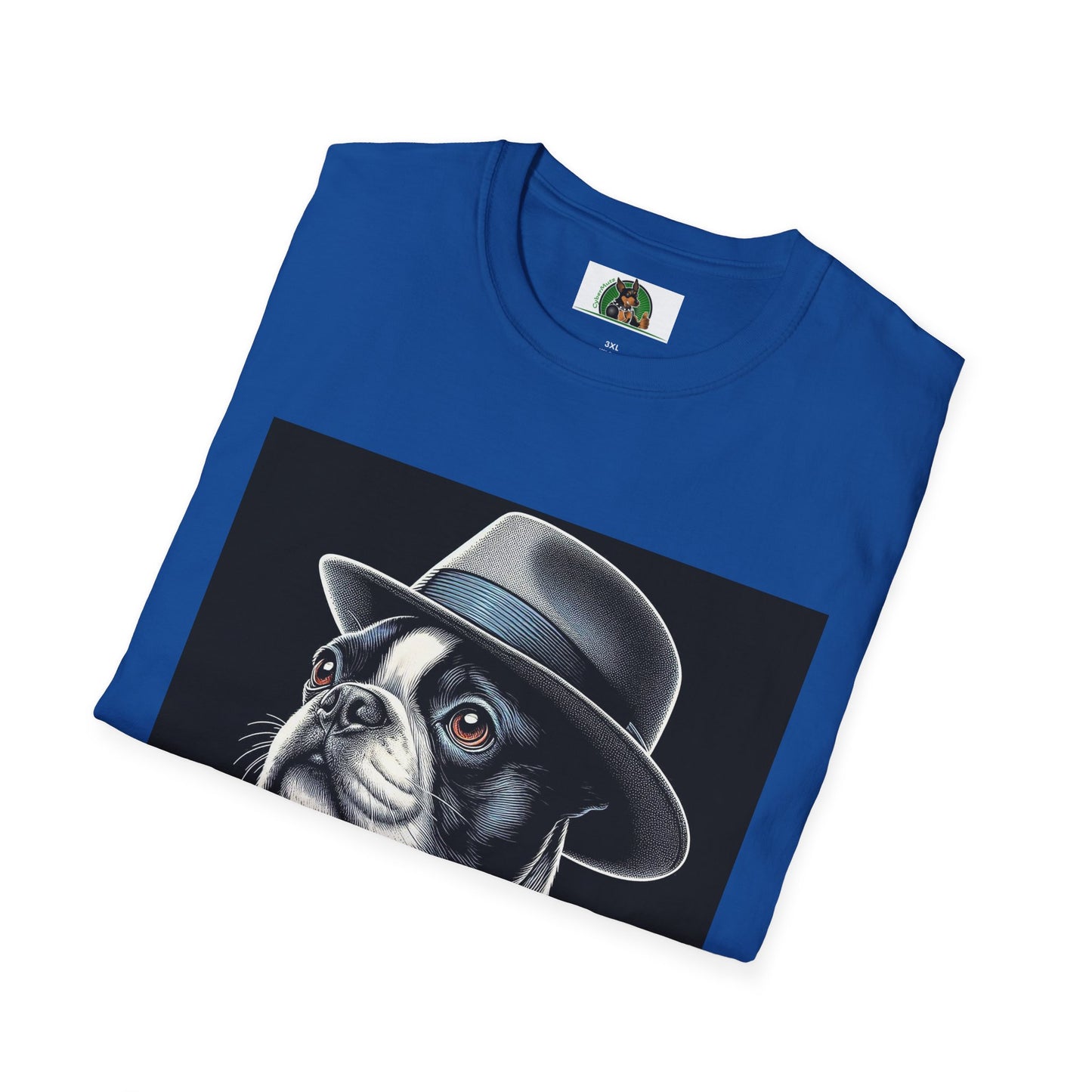 Boston Terrier Classy Dog In Suit Shirt T-Shirt Printify