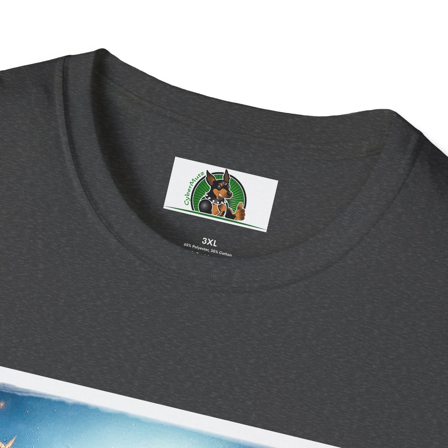 Min Pin T-Shirt pretty Angel T-Shirt Printify