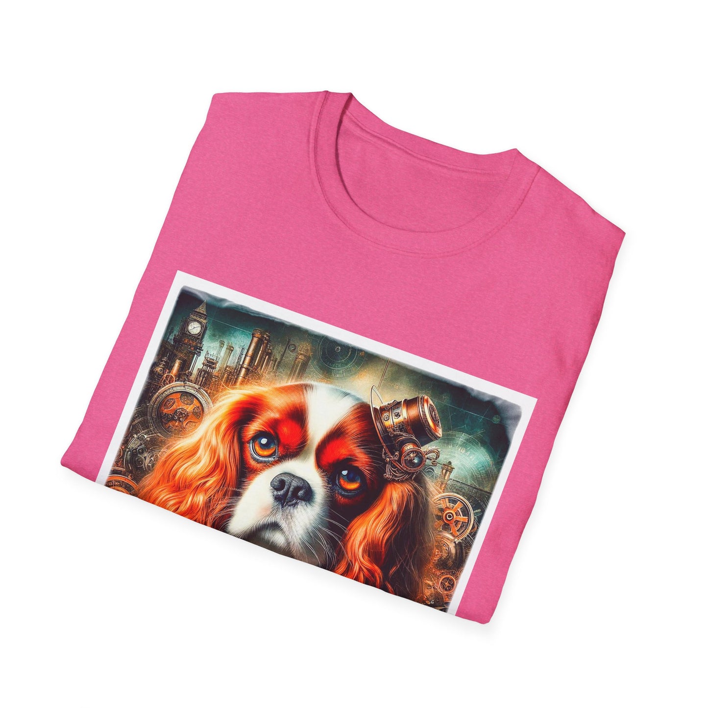 Cavalier King Charles Spaniel Steampunk Dog T-Shirt