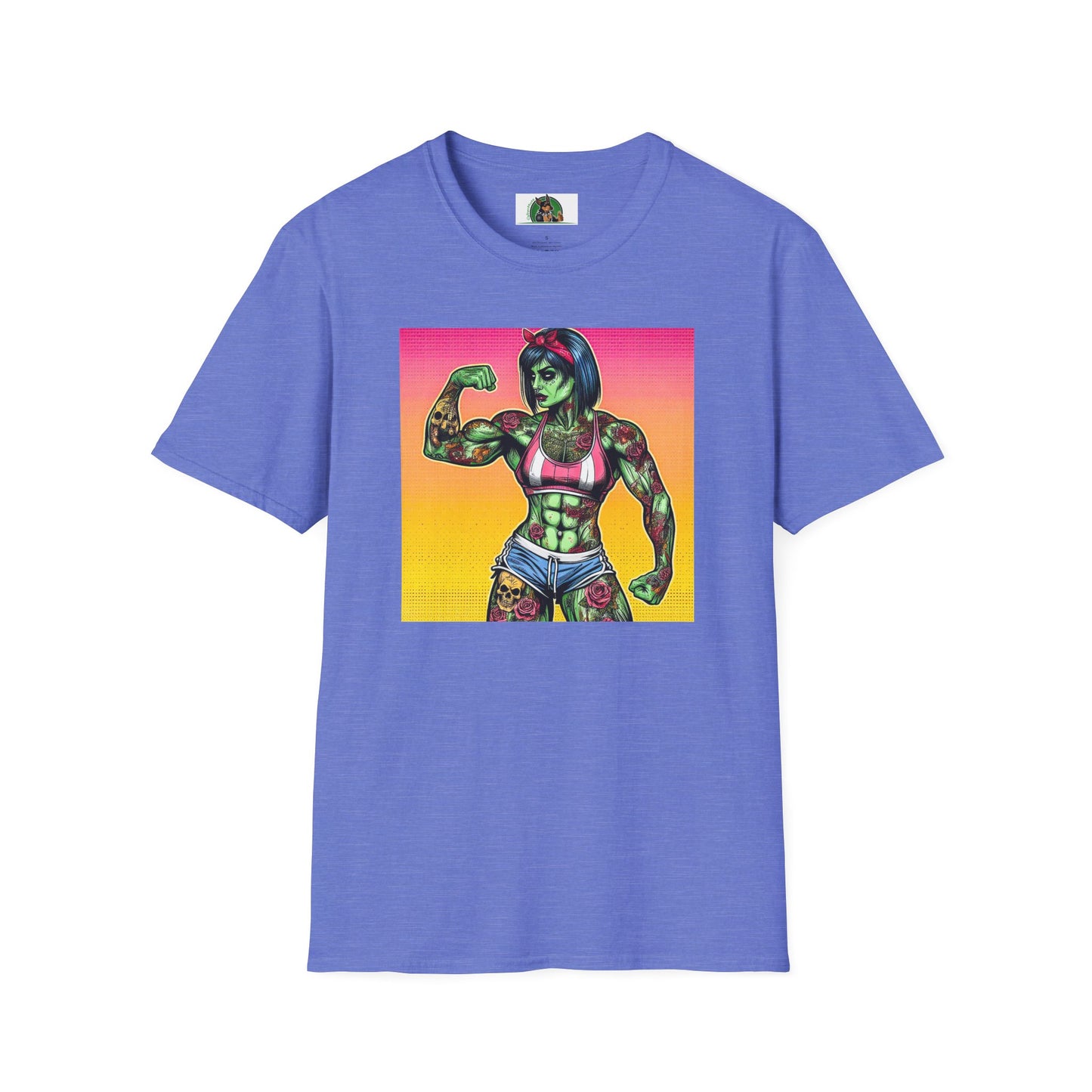 Zombie Girl T-Shirt Printify S Heather Royal