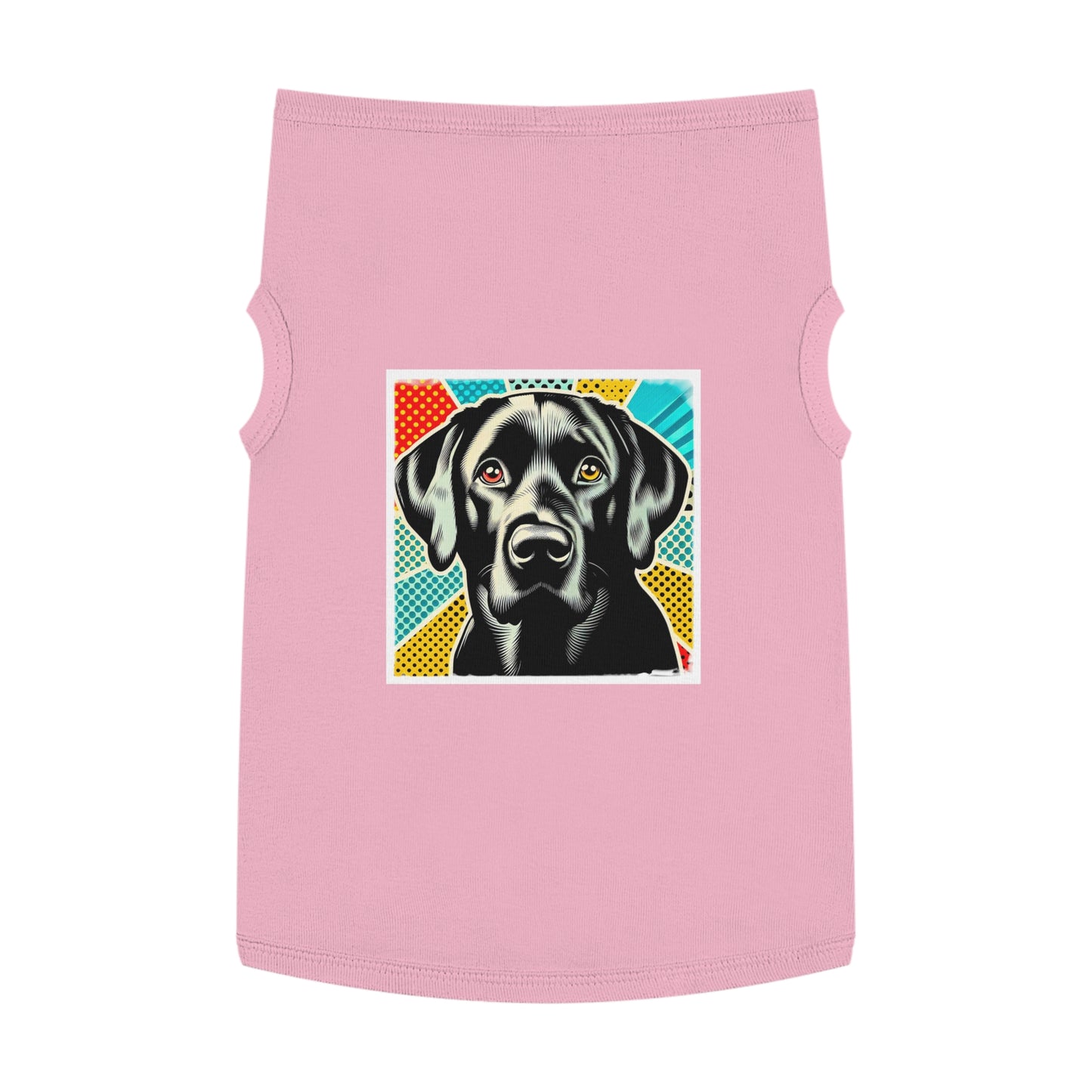 Labrador Retriever colorful comic shirt Pets Printify XL Pink