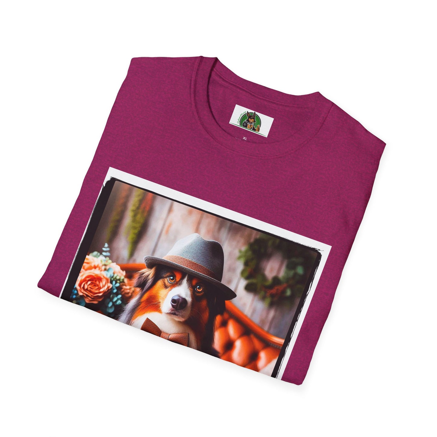 Australian Shepherd With Fedora Hat