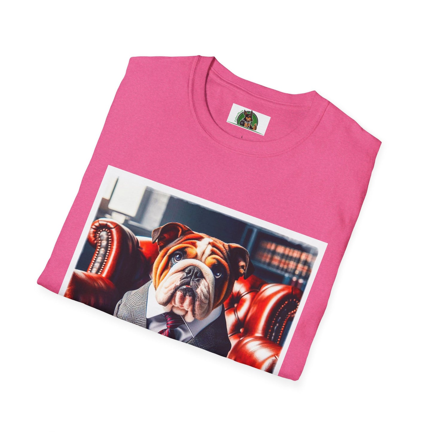 Bulldog businessman t shirt