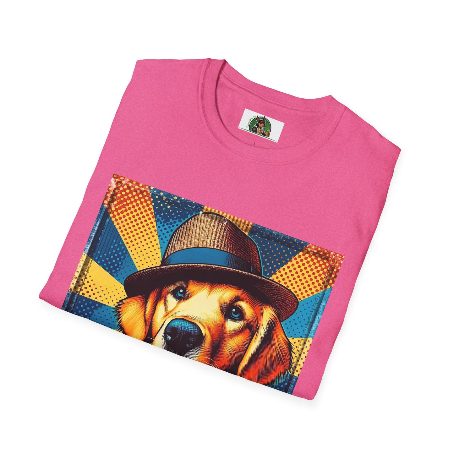 Golden Retriever handsome boy shirt