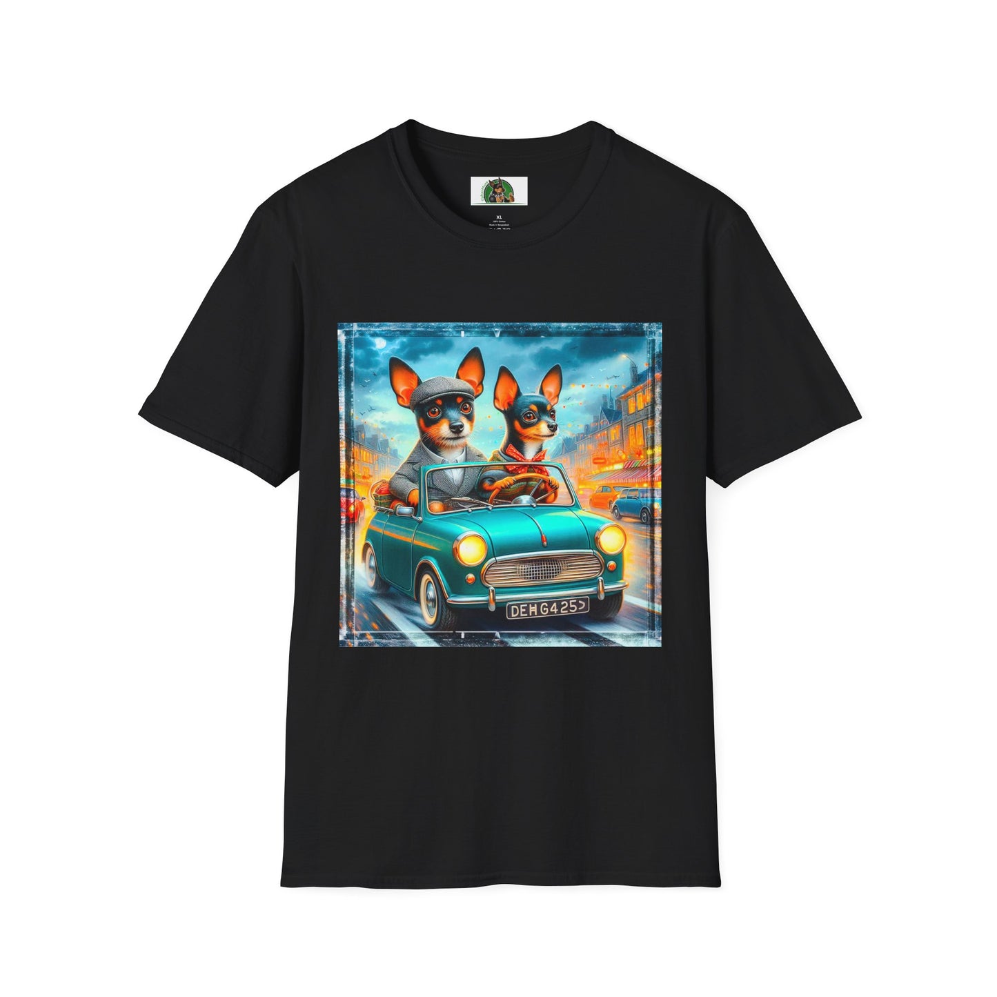 Wacky Rat Terrier T-Shirt married couple T-Shirt Printify XS Black