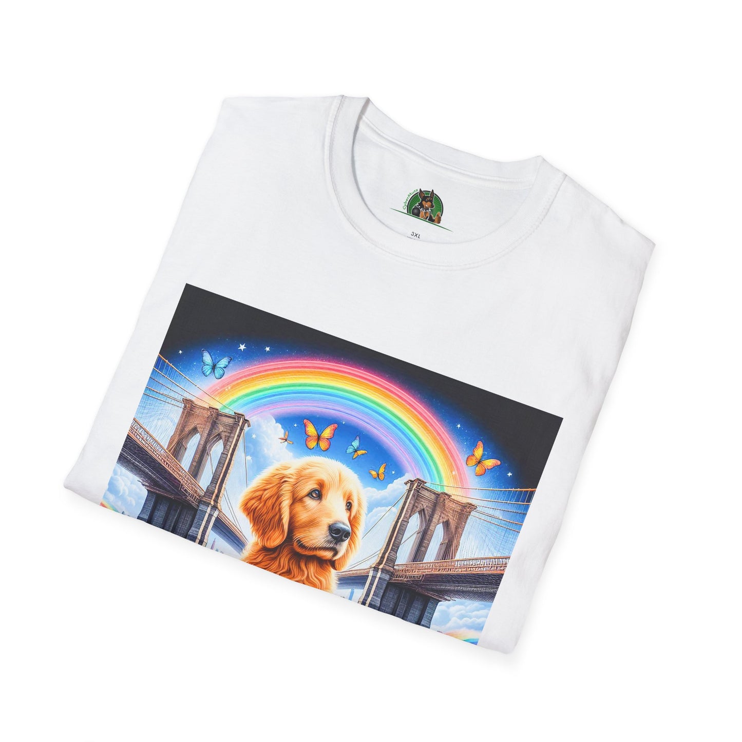 Golden Doodle rainbow shirt T-Shirt Printify