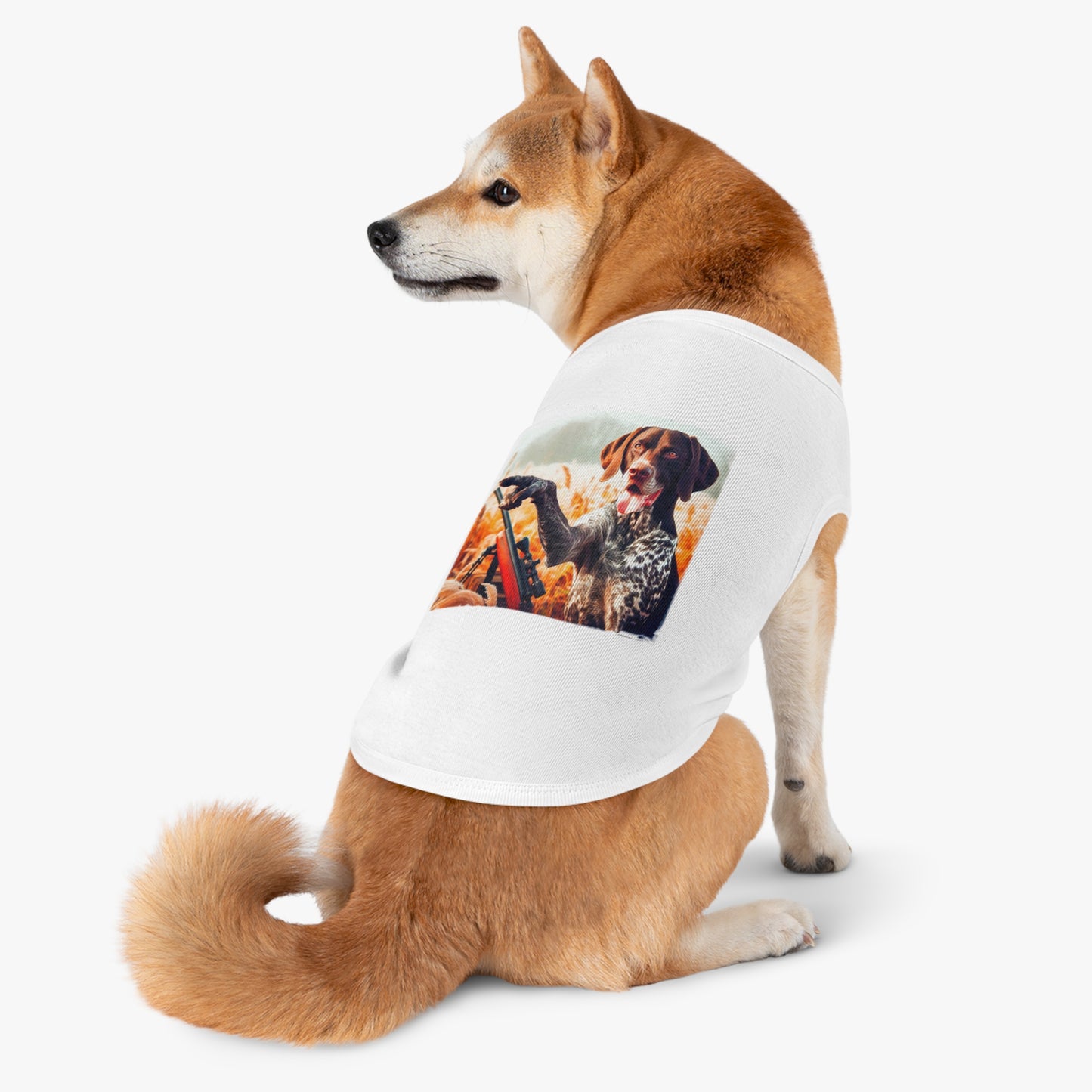 Wacky Pet Tank Top German Shorthaired Pointer violin playing t shirt