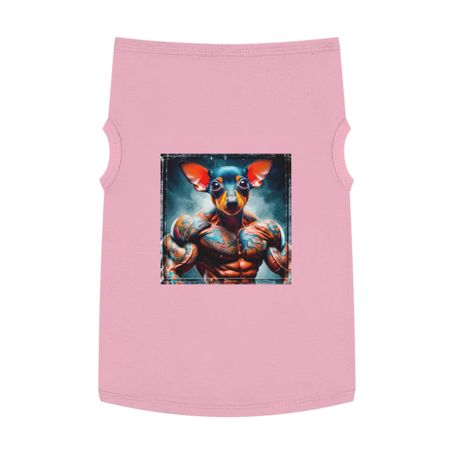 Pet Tank Top Rat Terrier arm day Pets Printify XL Pink