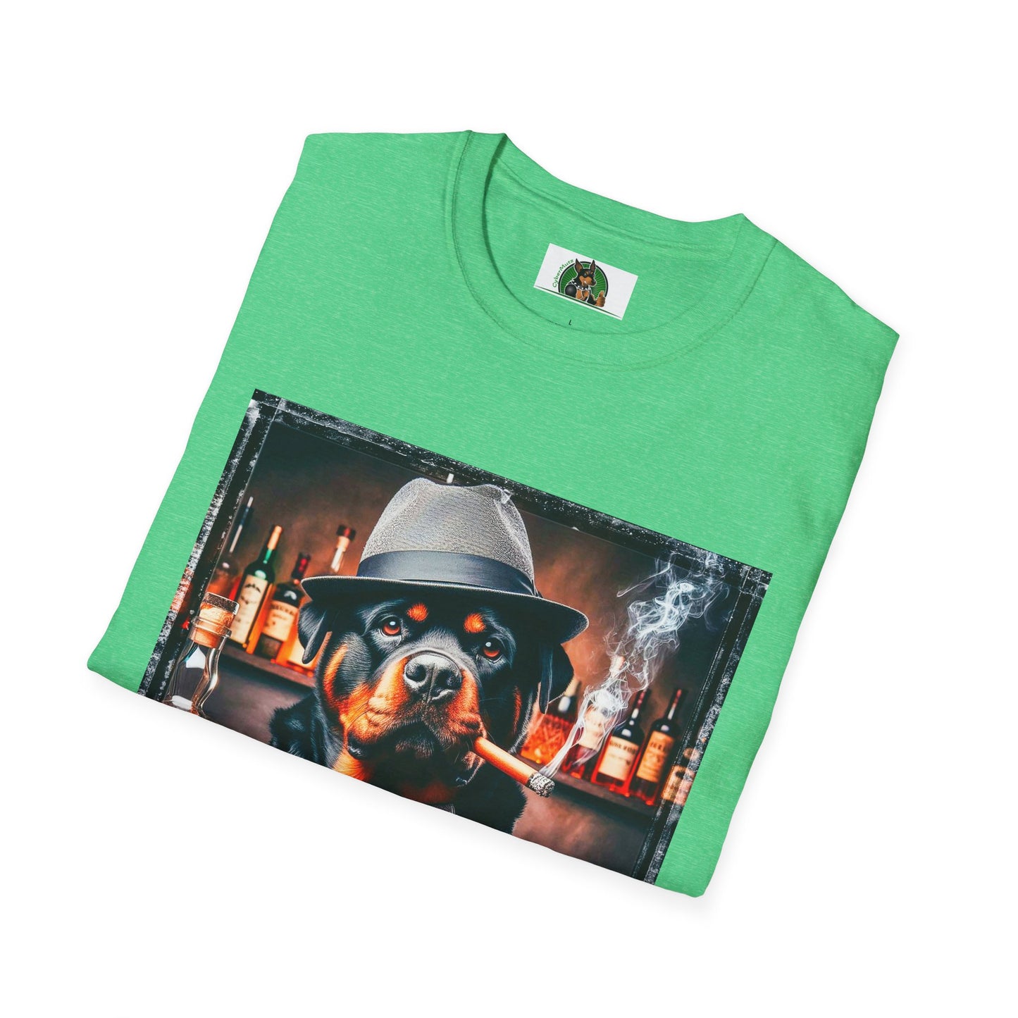 Rottweiler smoking a cigar shirt
