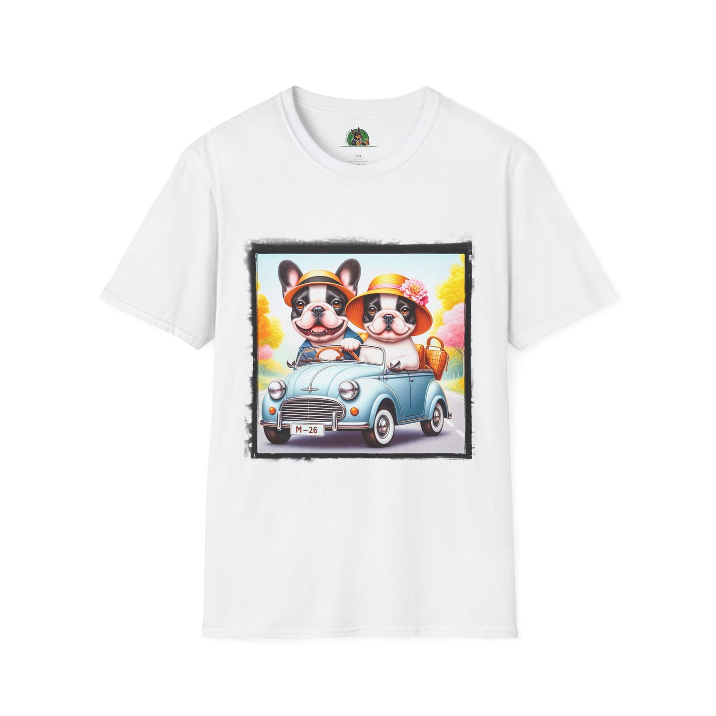 Wacky French Bulldog T-Shirt Printify XS White