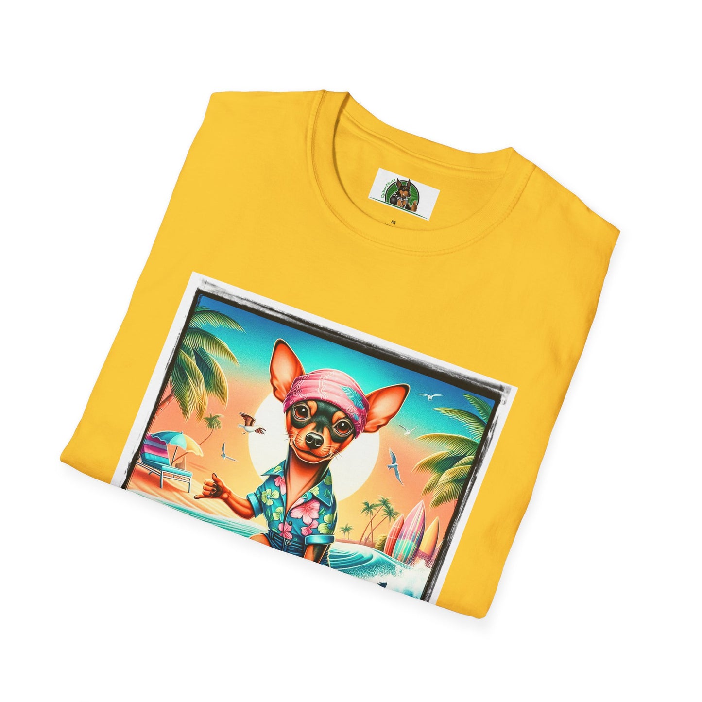 Min Pin T-Shirt Hawaiian surfing