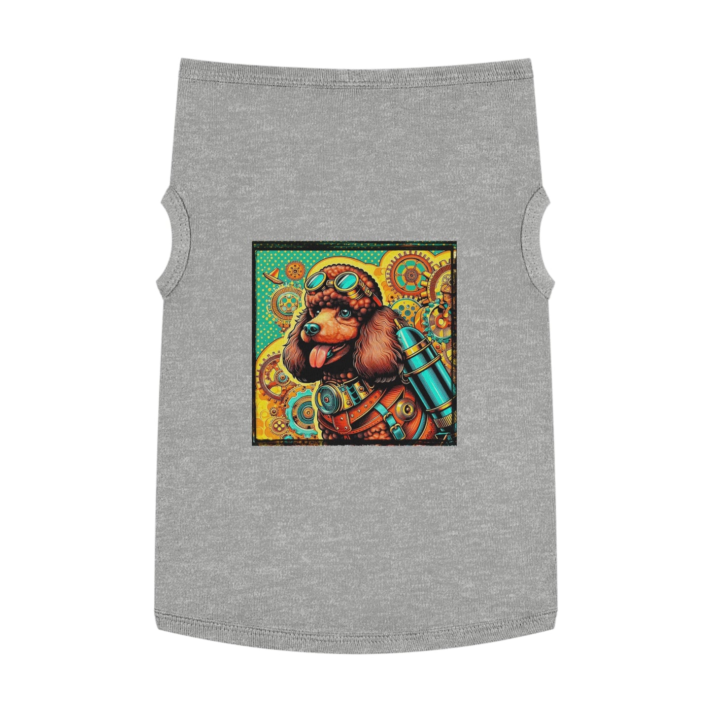 Pet Tank Top Poodle Pets Printify XL Heather