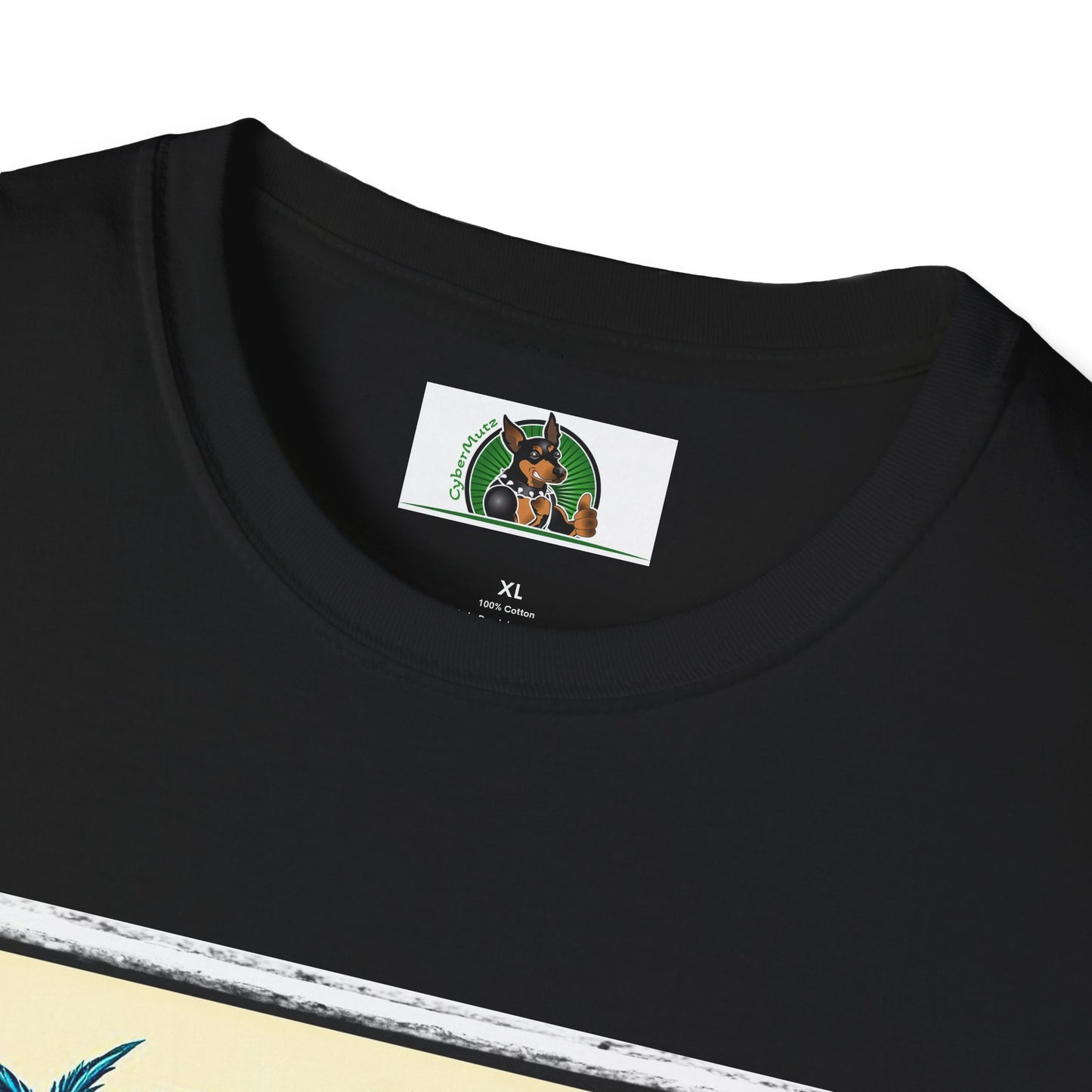 Bulldog Palm Springs t shirt T-Shirt Printify