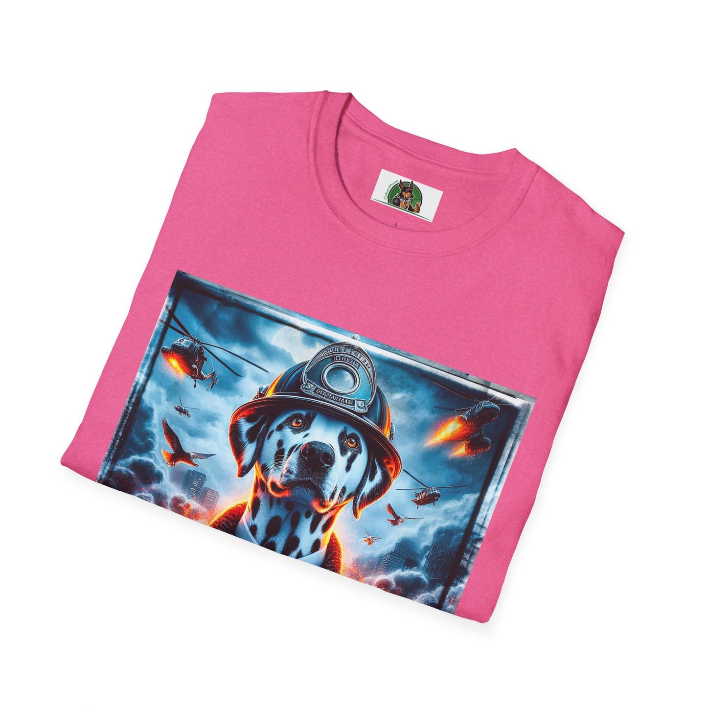 Dalmatian fireman t shirt