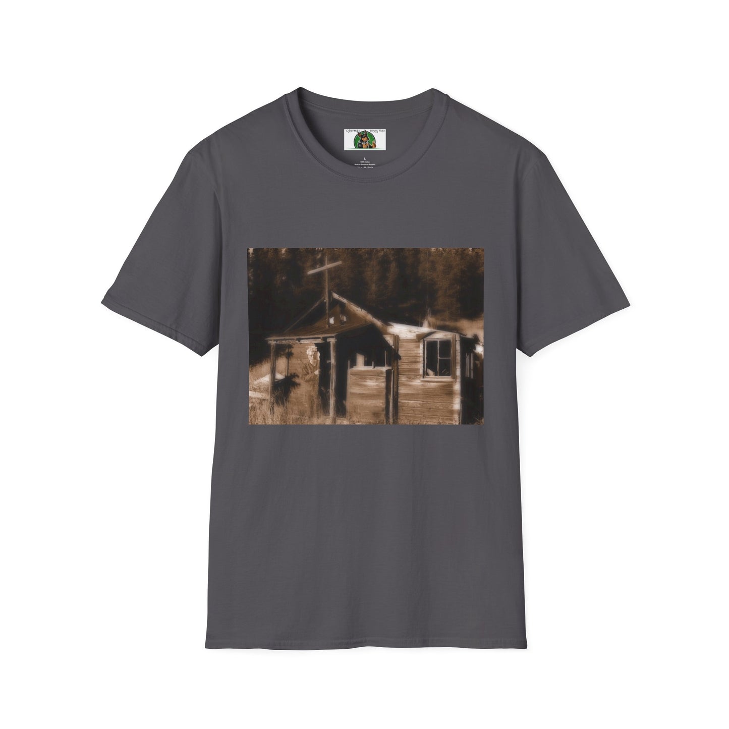 Mis·cel·la·ne·ous Ghost T-Shirt Printify S Charcoal