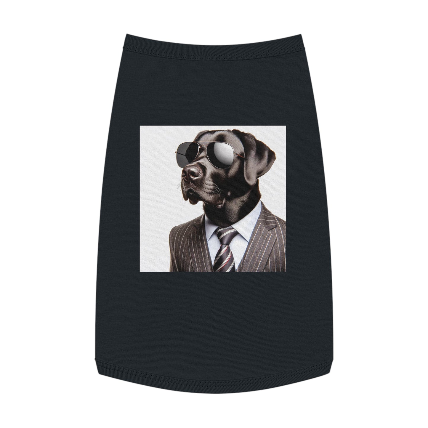 Labrador Retriever serious professional shirt Pets Printify L Black