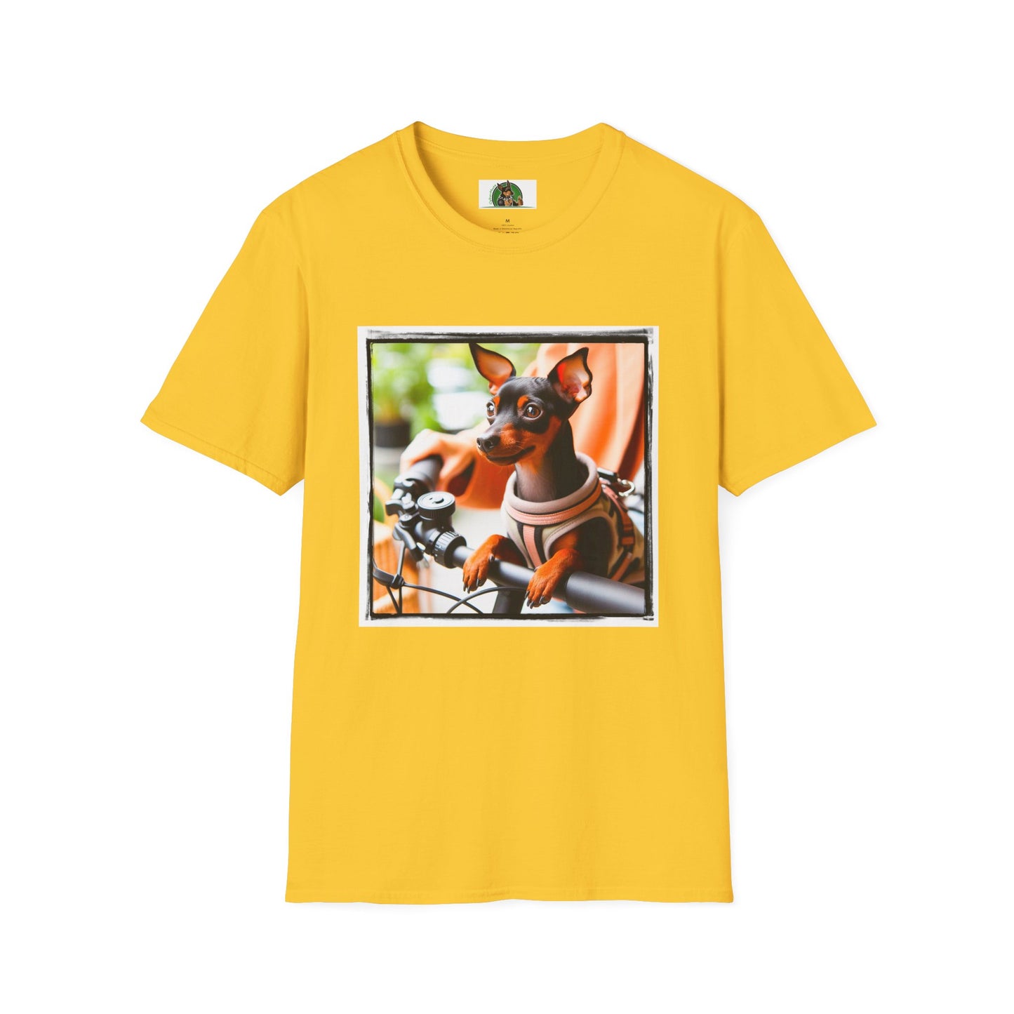 Min Pin T-Shirt bike day T-Shirt Printify S Daisy