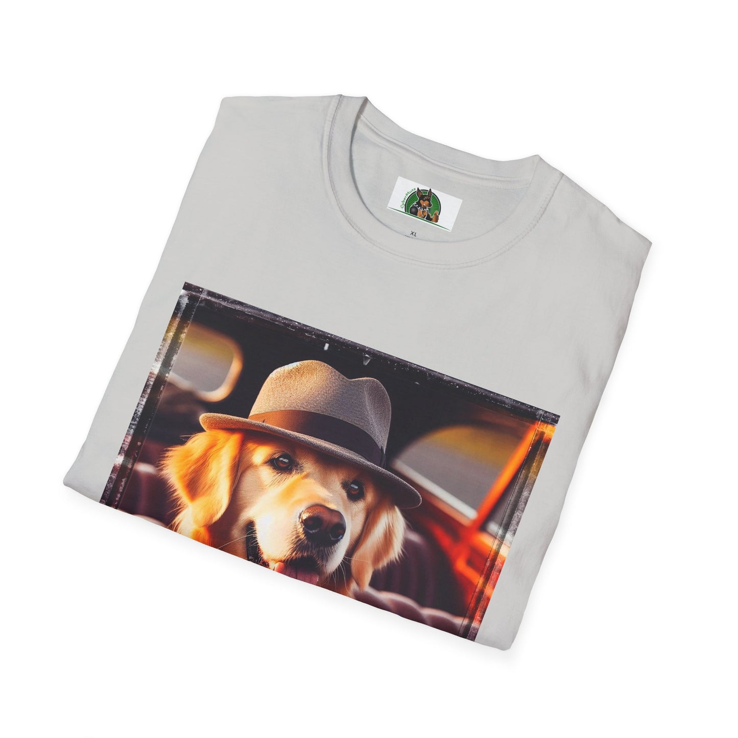 Golden Retriever driving fun shirt