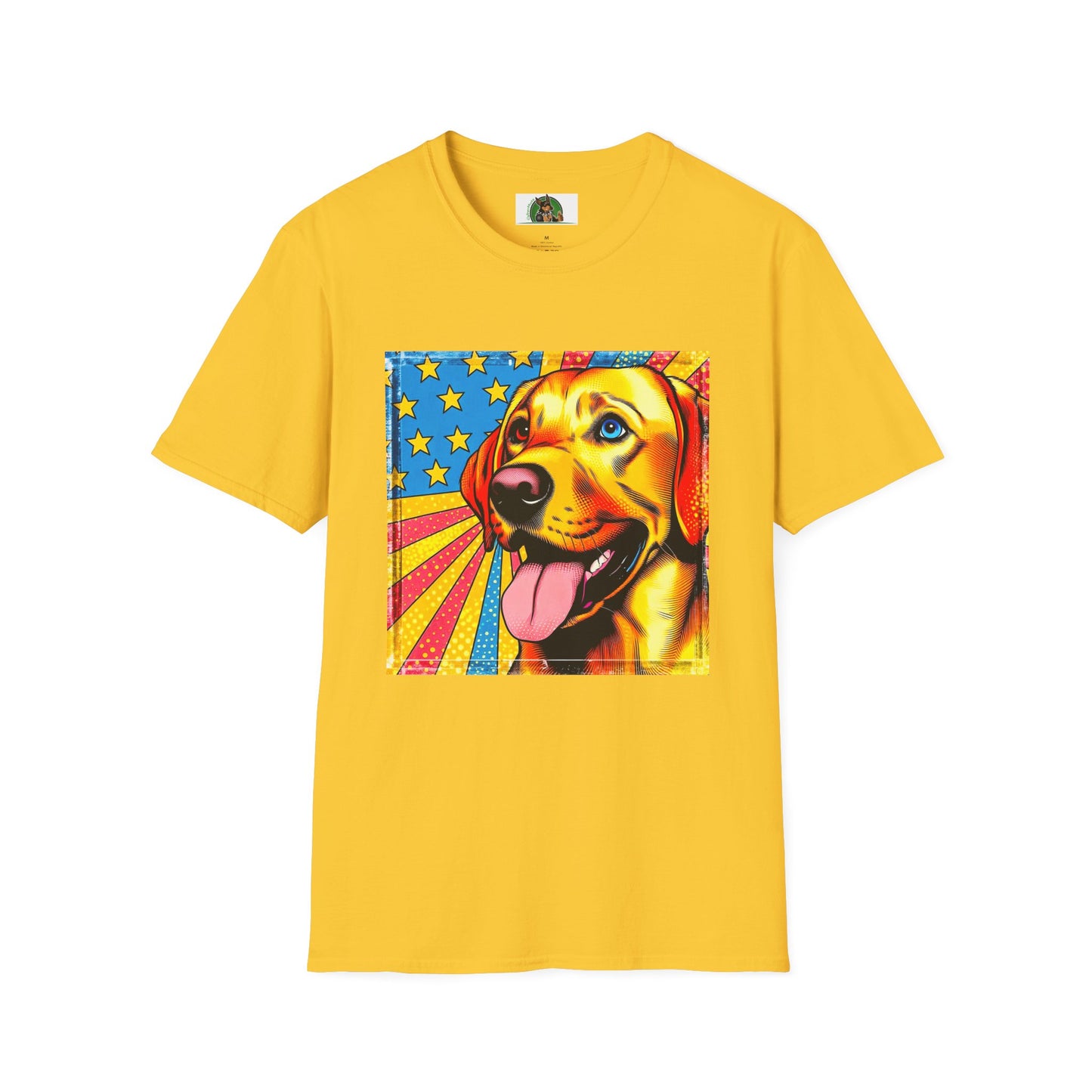 Labrador Retriever American flag shirt T-Shirt Printify S Daisy