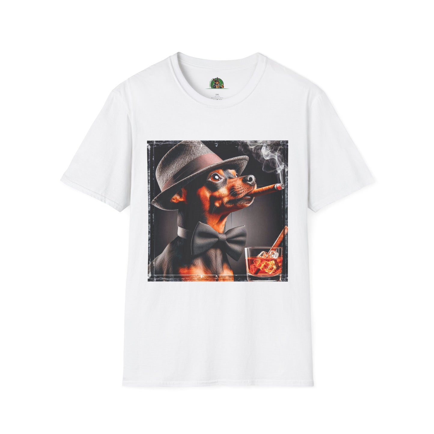 Min Pin T-Shirt smoking ๐ถ T-Shirt Printify XS White