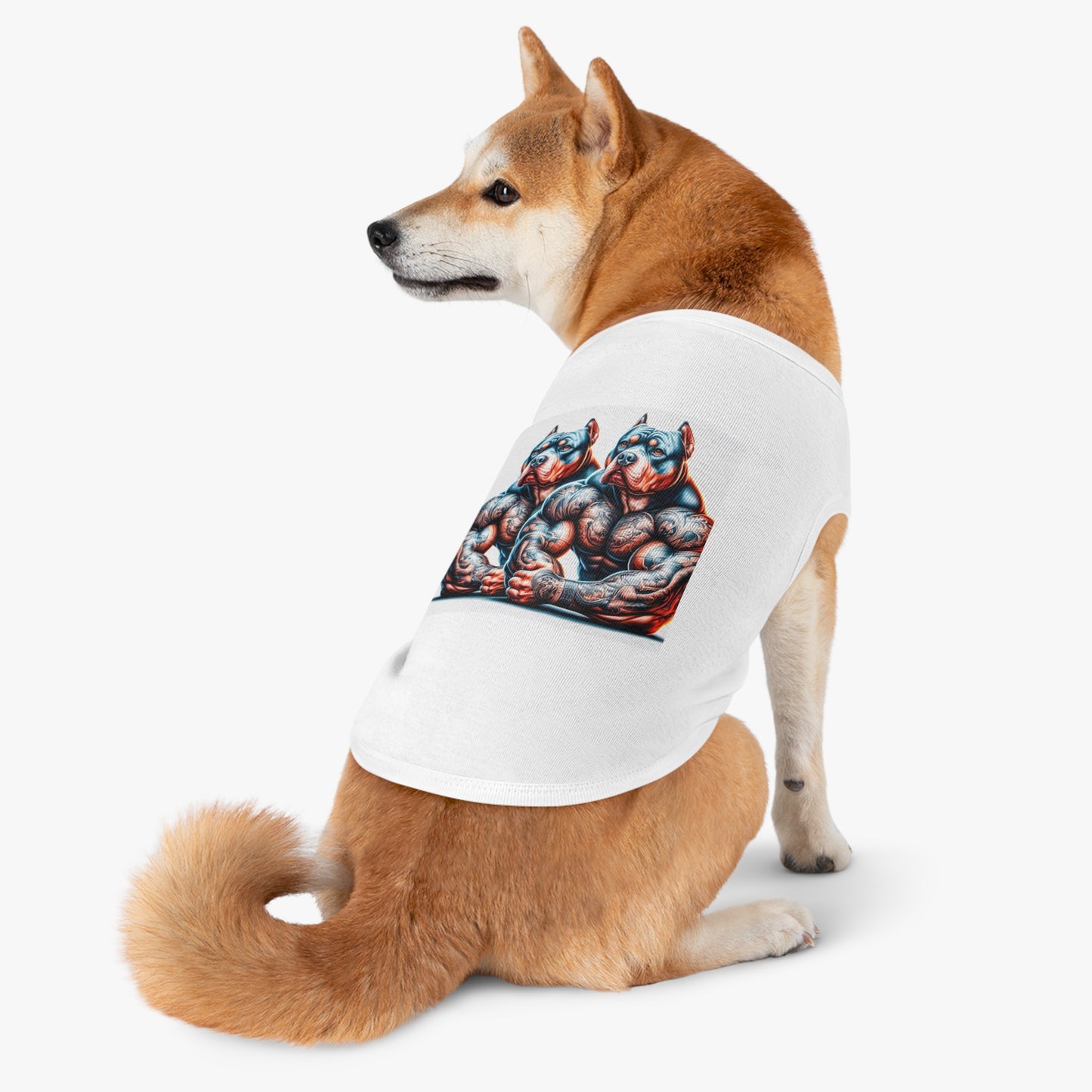 Pet Tank Top Pit Bull gym rat friends